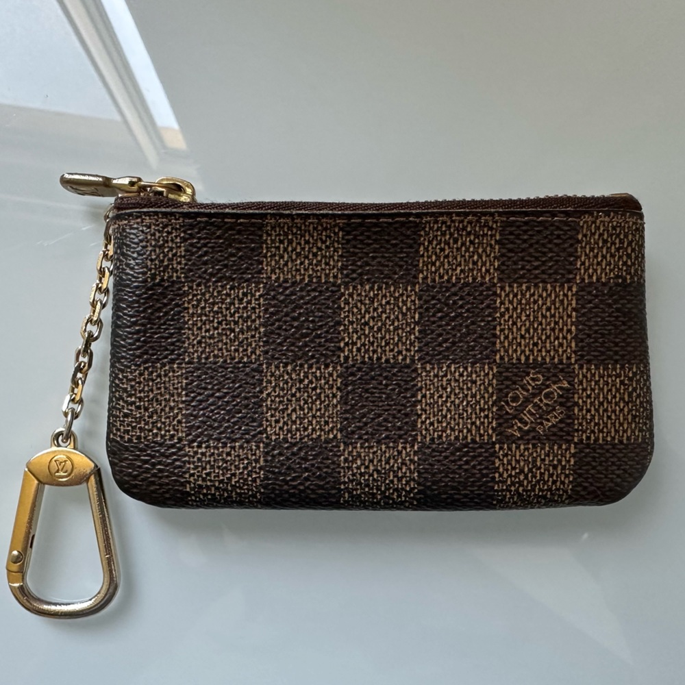 Louis Vuitton Key Pouch Damien Ebene